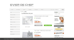 Desktop Screenshot of evier-de-chef.com