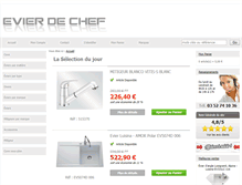 Tablet Screenshot of evier-de-chef.com